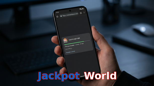 Main screen of Jackpot World apk page for PK players